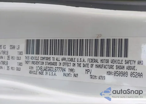 2013 Jeep Wrangler Unlimited Sahara from USA, damaged, VIN 1C4BJWEG6DL677704